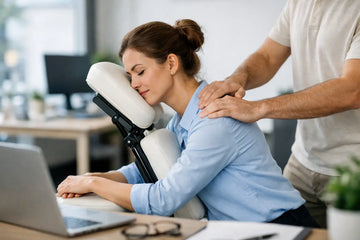 Masaje postural para oficina: alivio real