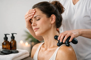 Masaje para migrañas y tensión cervical diaria