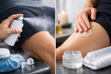 Spray frío vs gel: ¿qué alivia mejor el músculo?
