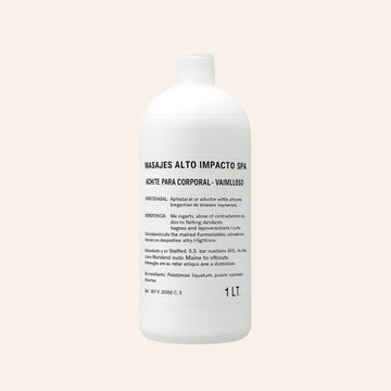 Aceite Vainilla Sútil 1 Litro | todo tipo de terapias manuales