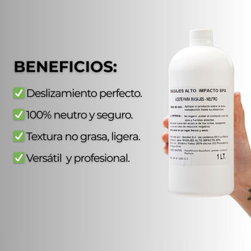 Aceite para masaje - neutro 1 litro -