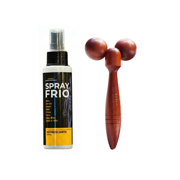 Pack Recupera 100: Spray Frio 100ml + Masajeador