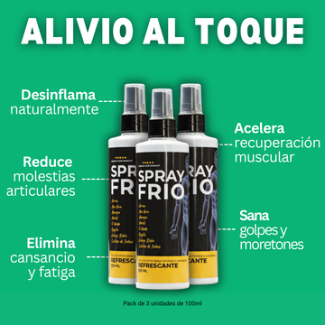 Spray Frio 100ml - Tri Pack x3