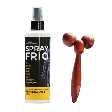 Pack Recupera 250: Spray Frio 250ml + Masajeador
